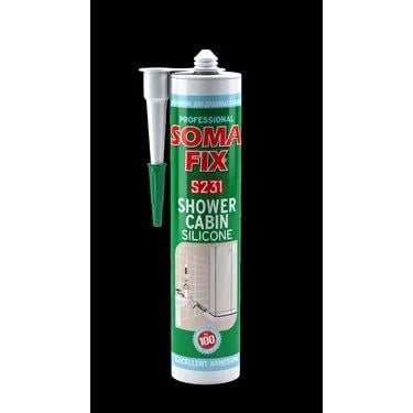 SOMAFIX DUŞAKABİN SİLİKONU BEYAZ 280 ML