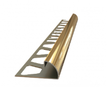 TESAY 10MM INOX AÇIK OVAL FAYANS PROFİLİ AYNA SARI 270 cm