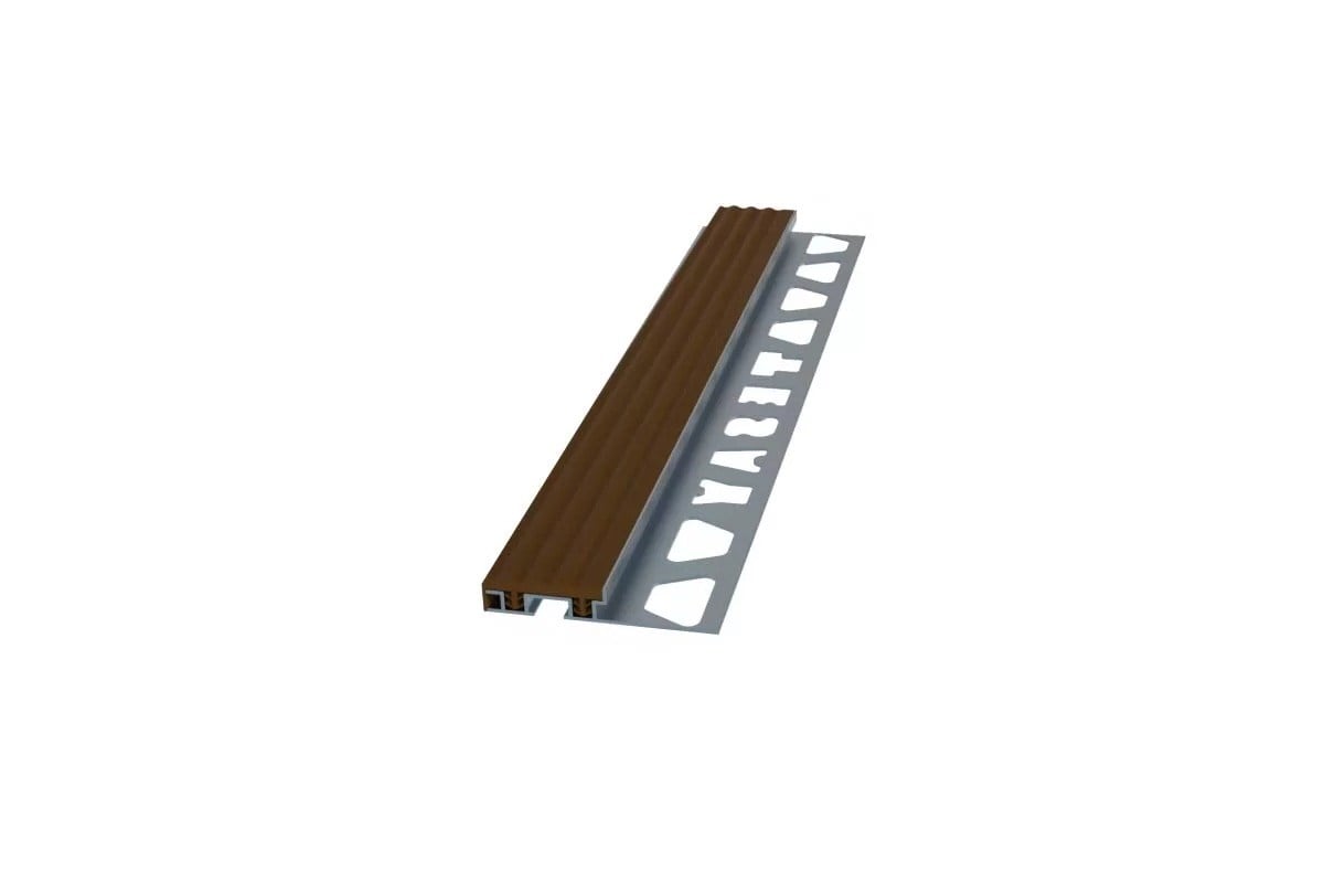 TESAY 11MM PVC BANTLI MERDİVEN BASAMAK PROF. KAHVE 250CM