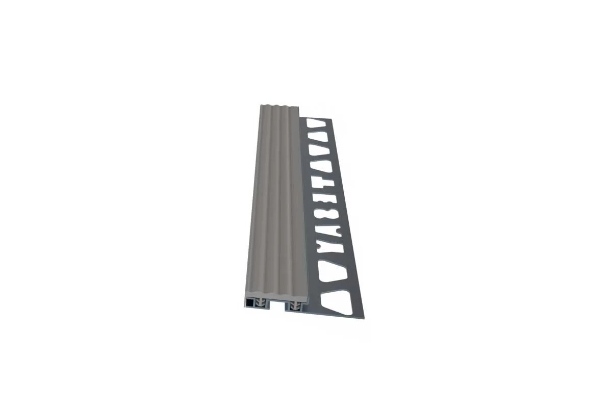 TESAY 11MM PVC BANTLI MERDİVEN BASAMAK PROF. GRİ 250CM