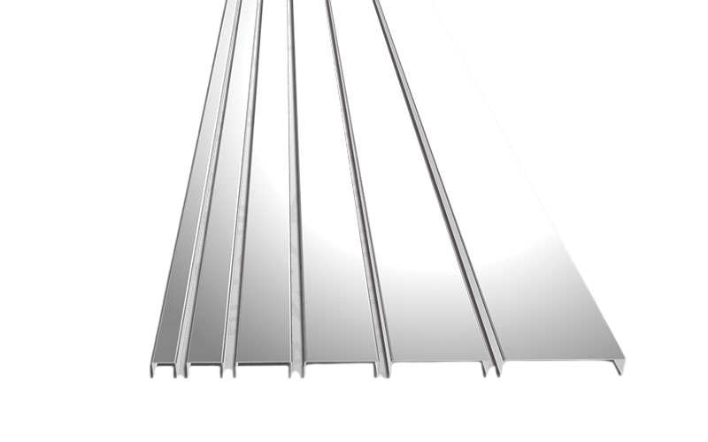 TESAY 30 mm Paslanmaz Çelik Bordür Profili 270 cm,Ayna Krom