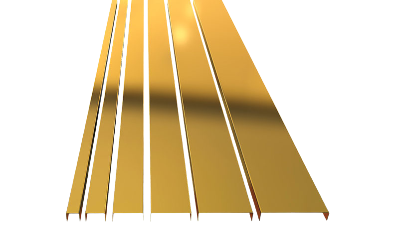 TESAY 50MM PASLANMAZ ÇELİK BORDÜR ALTIN 2,70 CM