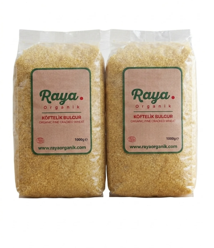 Organik Köftelik Bulgur 2'li Set (2 x 1000 gr Toplam 2 kg)