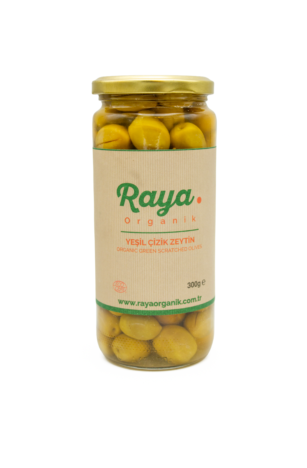 Organik Yeşil Zeytin 500cc