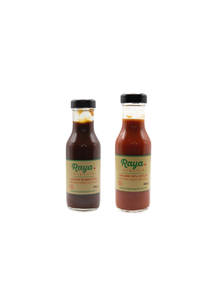 Organik Barbekü Sosu 290 g Tatlı Ketçap 300 g 2’li Set