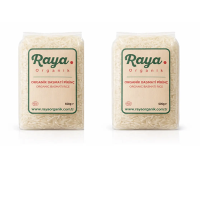 Organik Basmati Pirinç 2'li Set (2 x 500 gr Toplam 1 kg)