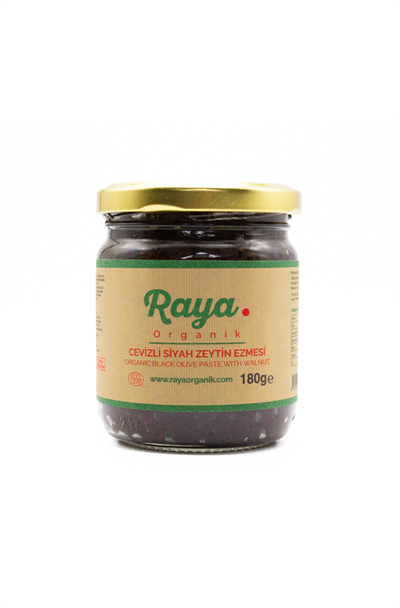 Organik Cevizli Siyah Zeytin Ezmesi – 180 g