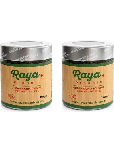 Organik Chia Tohumu 2'li Set (2 x 150 gr – Toplam 300 gr)