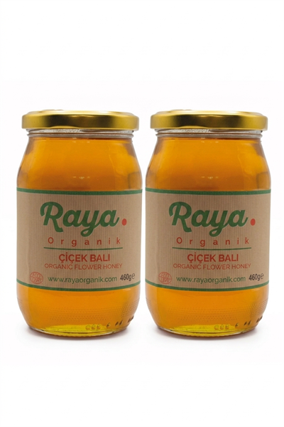 Organik Çiçek Balı 460 Gr x 2 Adet
