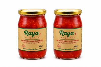 Organik Doğranmış Domates 2'li Paket (345 g x 2)
