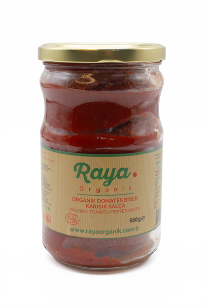 Organik Domates Biber Karışık Salça - 650g
