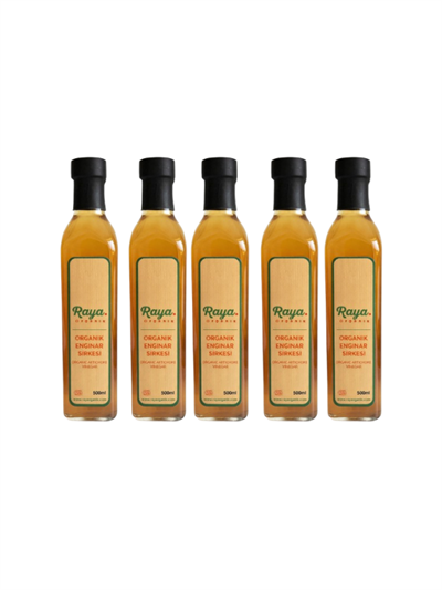 Organik Enginar Sirkesi 5'li Set