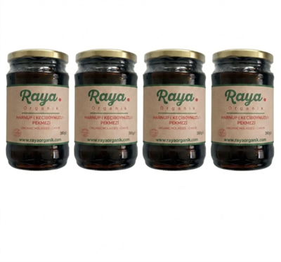 Organik Keçiboynuzu Pekmezi 4'lü Set (4 x 380 gr Toplam 1520 gr)