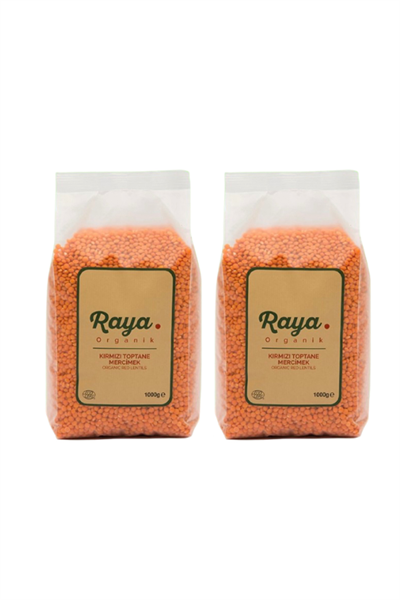 Organik Kırmızı Mercimek – 1 kg (2 Adet Paket)