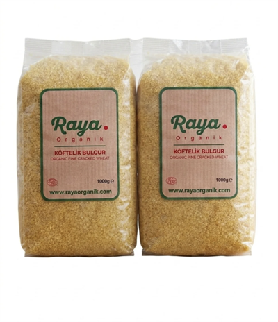 Organik Köftelik Bulgur 2'li Set (2 x 1000 gr Toplam 2 kg)