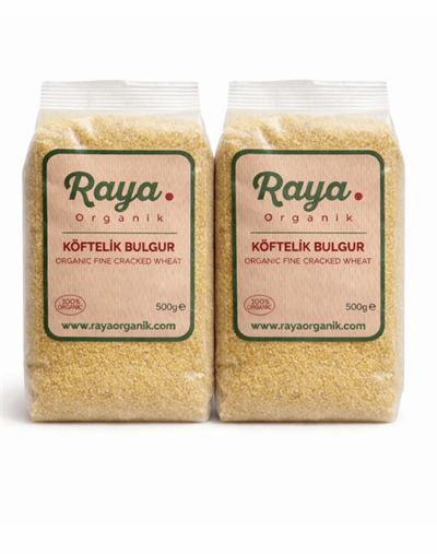 Organik Köftelik Bulgur 2'li Set (2 x 500 gr Toplam 1 kg)
