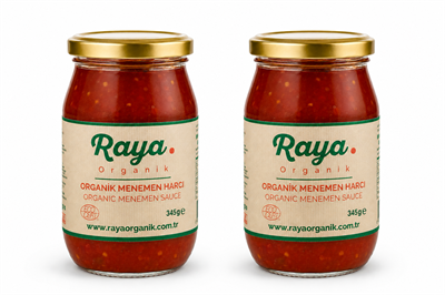 Organik Menemen Harcı 345 gr 2'li - Kahvaltılık Menemen Sosu