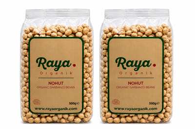Organik Nohut 2'li Set – 2 x 500 g (Toplam 1 kg)
