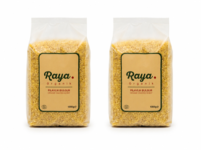 Organik Pilavlık Bulgur 2'li Set (2 x 1 kg – Toplam 2 kg)