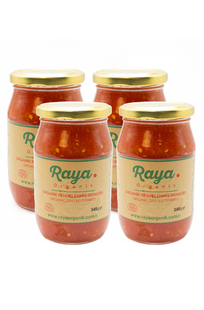 Organik Rendelenmiş Domates 345 g 4'lü Set
