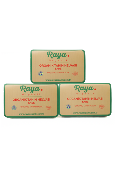 Organik Sade Tahin Helvası 3 lü (3 * 200 Gr)