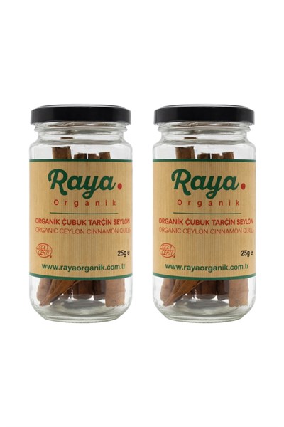 Organik Selyon Çubuk Tarçın 2'li Set (2 x 25 gr – Toplam 50 gr)