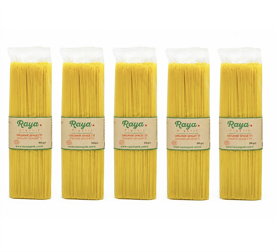 Organik Spagetti 500 Gr - 5'li Paket