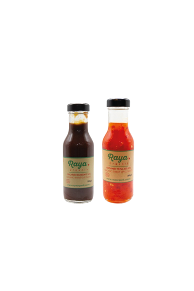 Organik Sweet Chili Sos 300 g Barbekü Sos 290 g 2’li Set