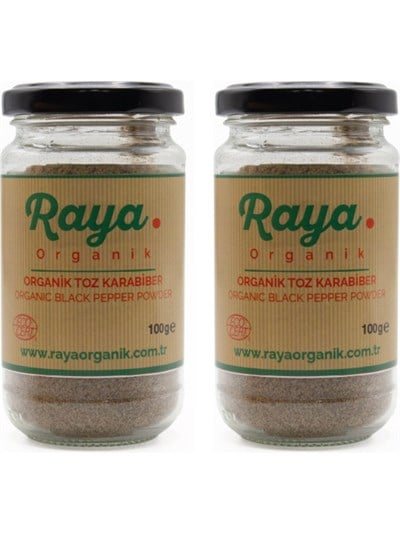 Organik Toz Karabiber 2'li Set (2 x 100 gr – Toplam 200 gr)
