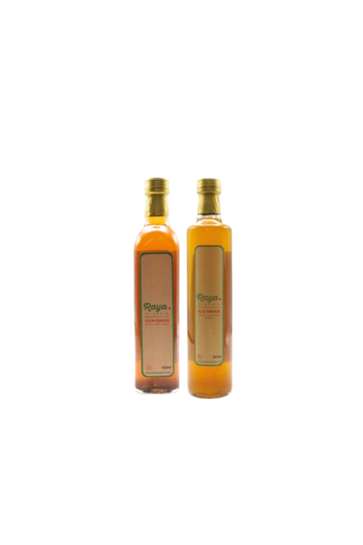 Organik Üzüm Sirkesi 500 ml ve Alıç Sirkesi 500 ml 2’li Set