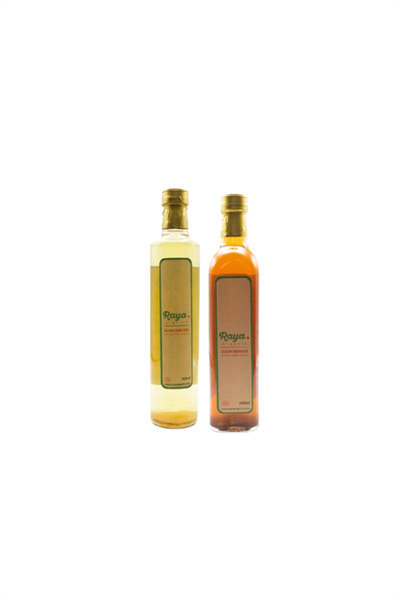 Organik Üzüm Sirkesi ve Elma Sirkesi – 500 ml x 2 (Set)