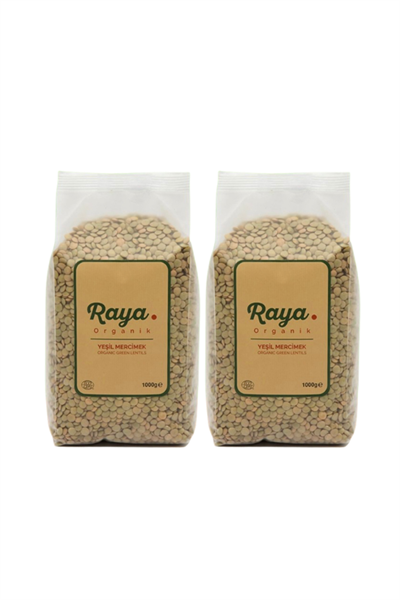 Organik Yeşil Mercimek – 1 kg (2 Adet Paket)