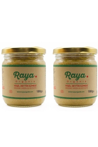 Organik Yeşil Zeytin Ezmesi 2'li Paket (2 x 180 gr)