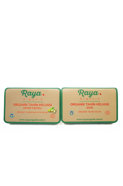 Tahin Helvası 2'li Set 200 gr x2 – Sade ve Antep Fıstıklı