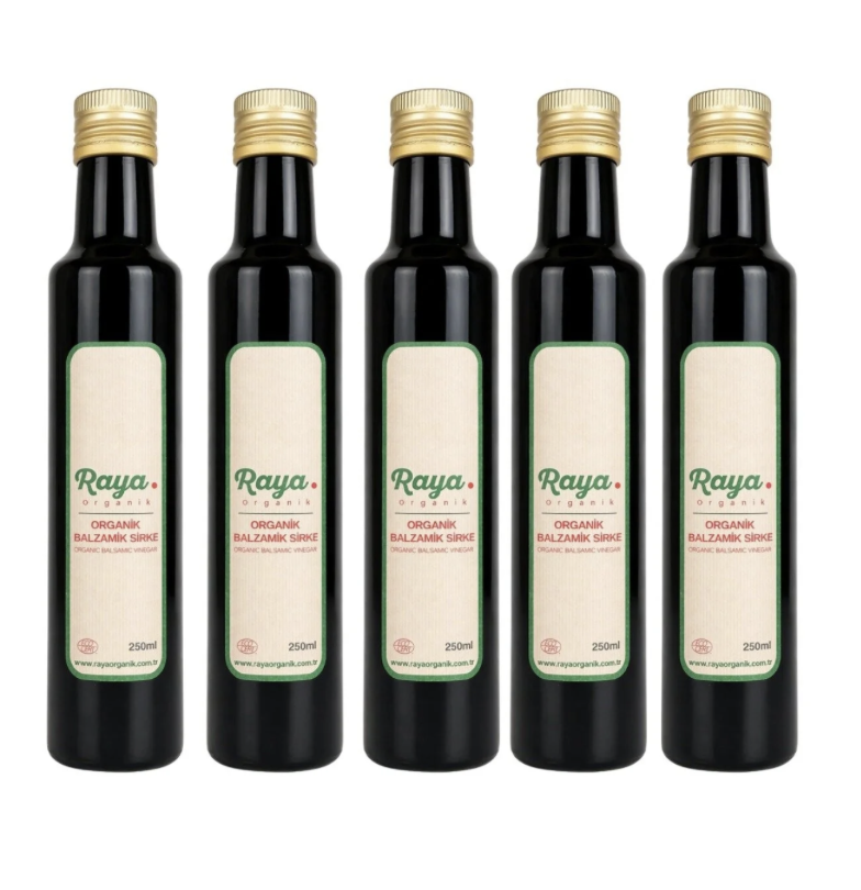Organik Balzamik Sirke 5'li Set (5 x 250 ml – Toplam 1250 ml)