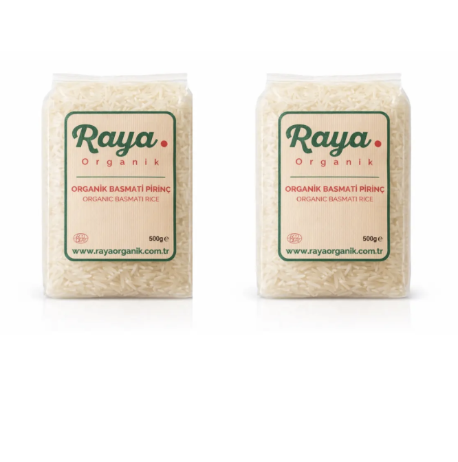 Organik Basmati Pirinç 2'li Set (2 x 500 gr Toplam 1 kg)