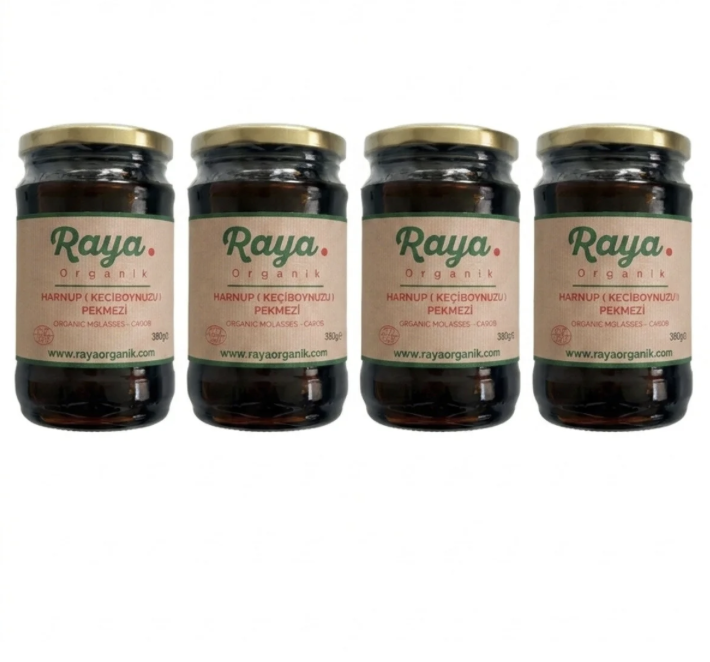Organik Keçiboynuzu Pekmezi 4'lü Set (4 x 380 gr Toplam 1520 gr)