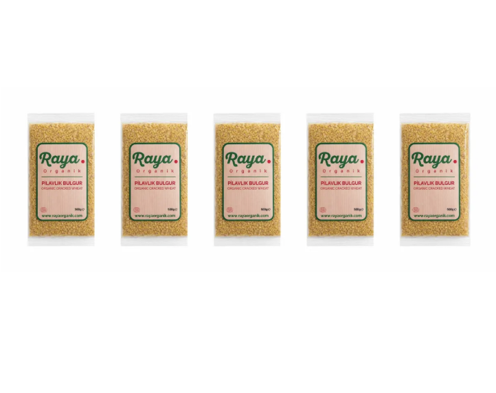 Organik Pilavlık Bulgur 5'li Set (5 x 500 gr Toplam 2,5 kg)
