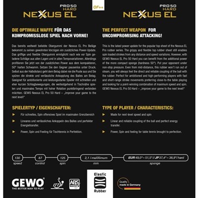GEWO Nexxus EL Pro 50 Hard