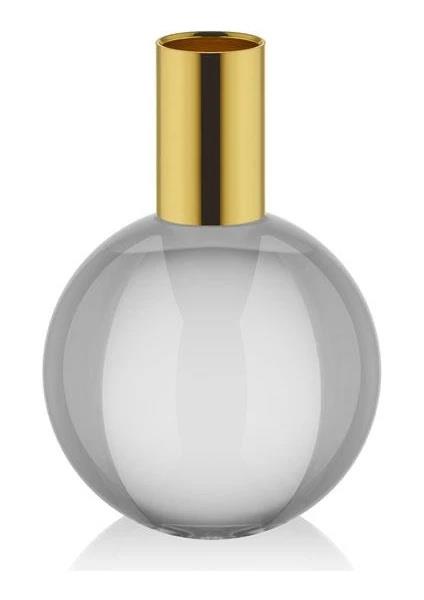 Cool Şeffaf Gold Mumluk 12x2,4x5 cm