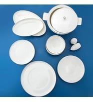 Jumbo Cloud Platin 57 Parça 12 Kişilik Yemek Takımı
