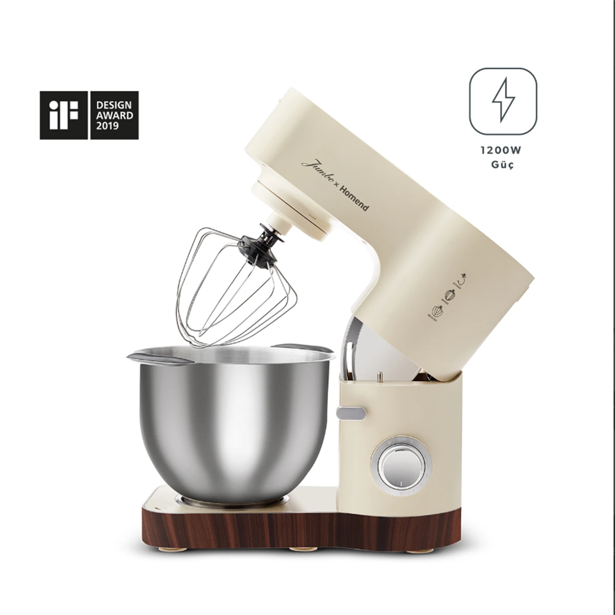 Jumbo x Homend Artfood 3025H Krem Stand Mikser