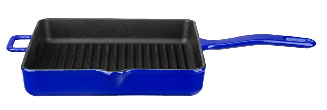 Leggno FLM4800GR24BL 24X24 Cm Izgara Tava Mavi