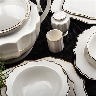 Aryıldız Plus Porselen 60 Parça Yemek Takımı
