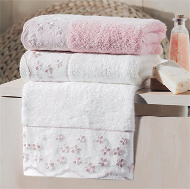 Maxstyle Bambu Havlu Pudra Gipür