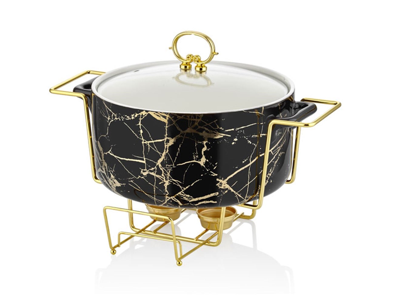 Black Gold 30,5cm Yuvarlak Servis