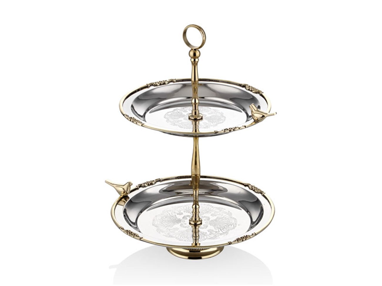 Black Pearl Serisi 2'li Sunum Standı 26*26*26 cm