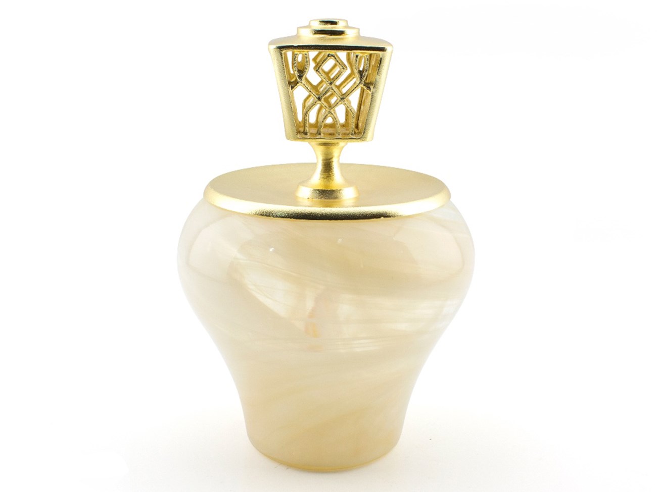 Hermes Gold 27 Cm Kapaklı Küp