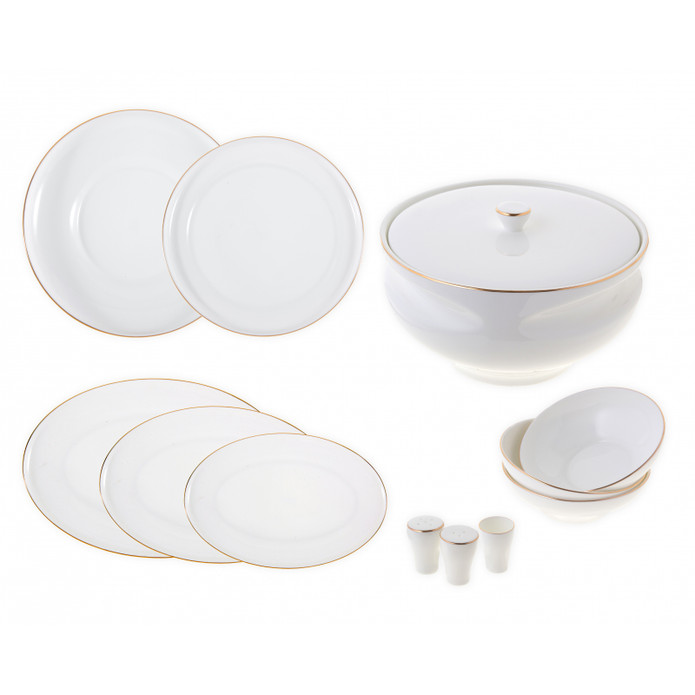Jumbo Cosmos Gold 60 Parça 12 Kişilik Yemek Takımı