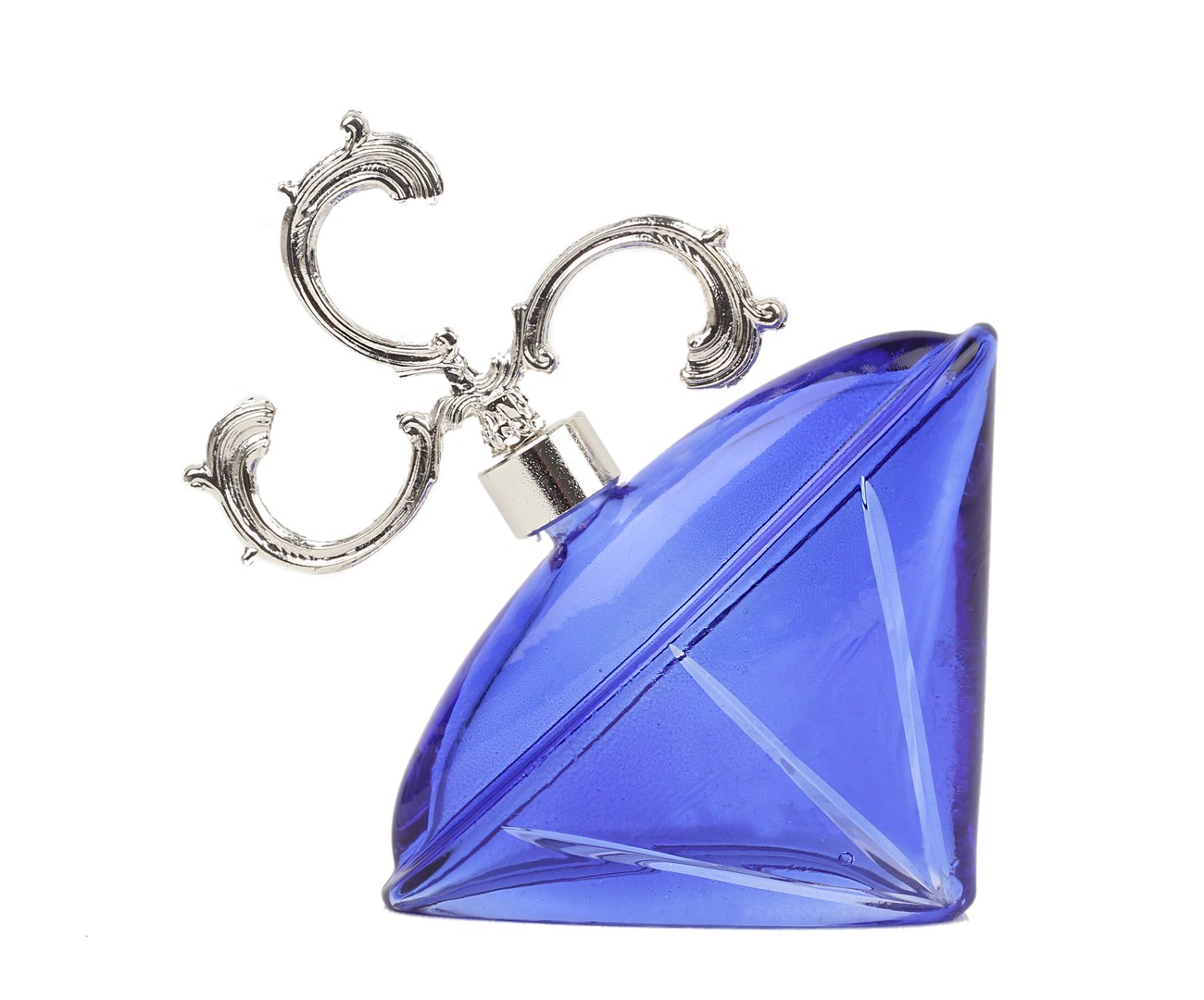 Marısol Parfüm Şişesi Üçgen Mavi